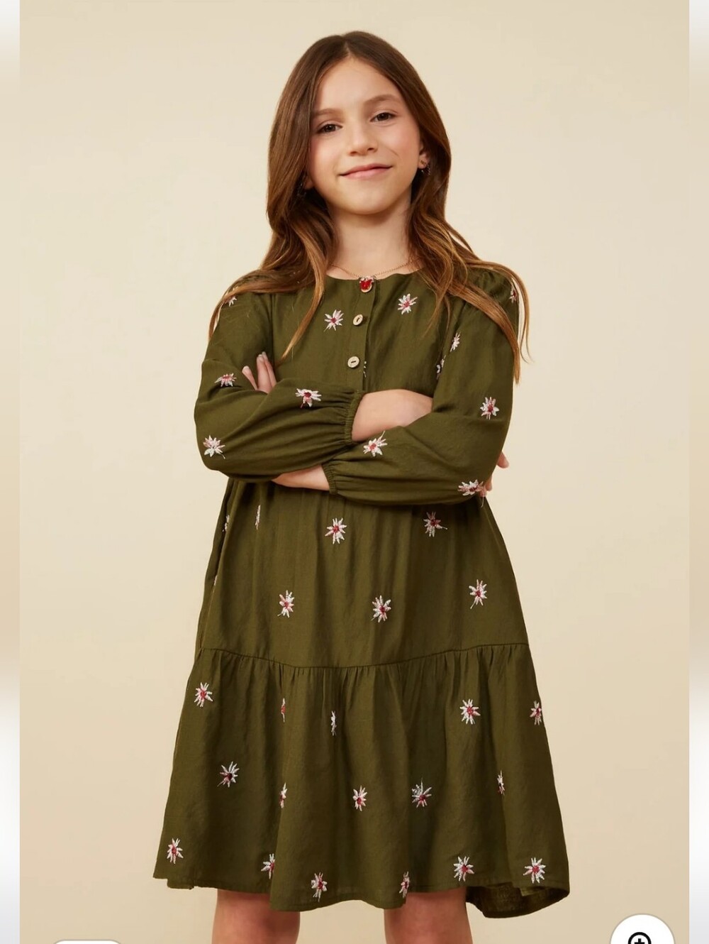 @ Hayden Girls Ditsy Dress Girls Size 6